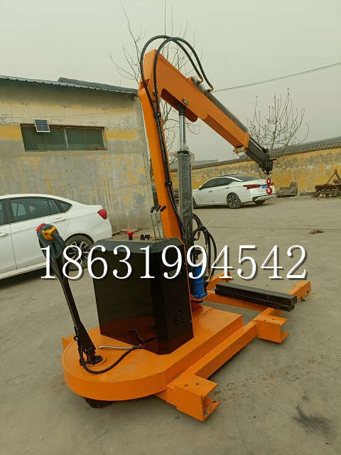 安国市自卸车厢随车吊 自制轮式四不像起重机 四驱平板吊 5吨 贵盛